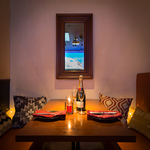 BOXソファーシート！隔離されたかのような静かで落ち着いた雰囲気のお席です