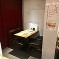 3.4名様用のテーブル席