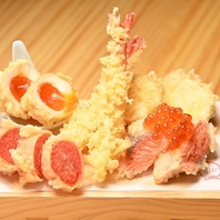 からりの天ぷら盛り合わせ