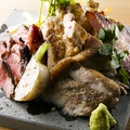 料理メニュー写真&nbsp;肉炉端盛り合わせ　＜2～3人前＞