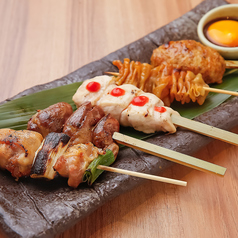焼き鳥盛り5種