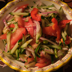 ウイグル風野菜サラダ