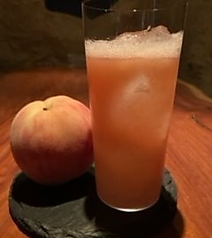 白桃のベリーニの写真