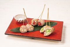 夏野菜の豚巻き串