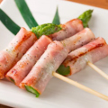 料理メニュー写真&nbsp;アスパラベーコン串※写真はイメージです。