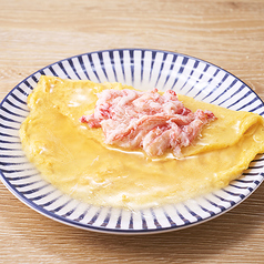 ずわい蟹のかに玉