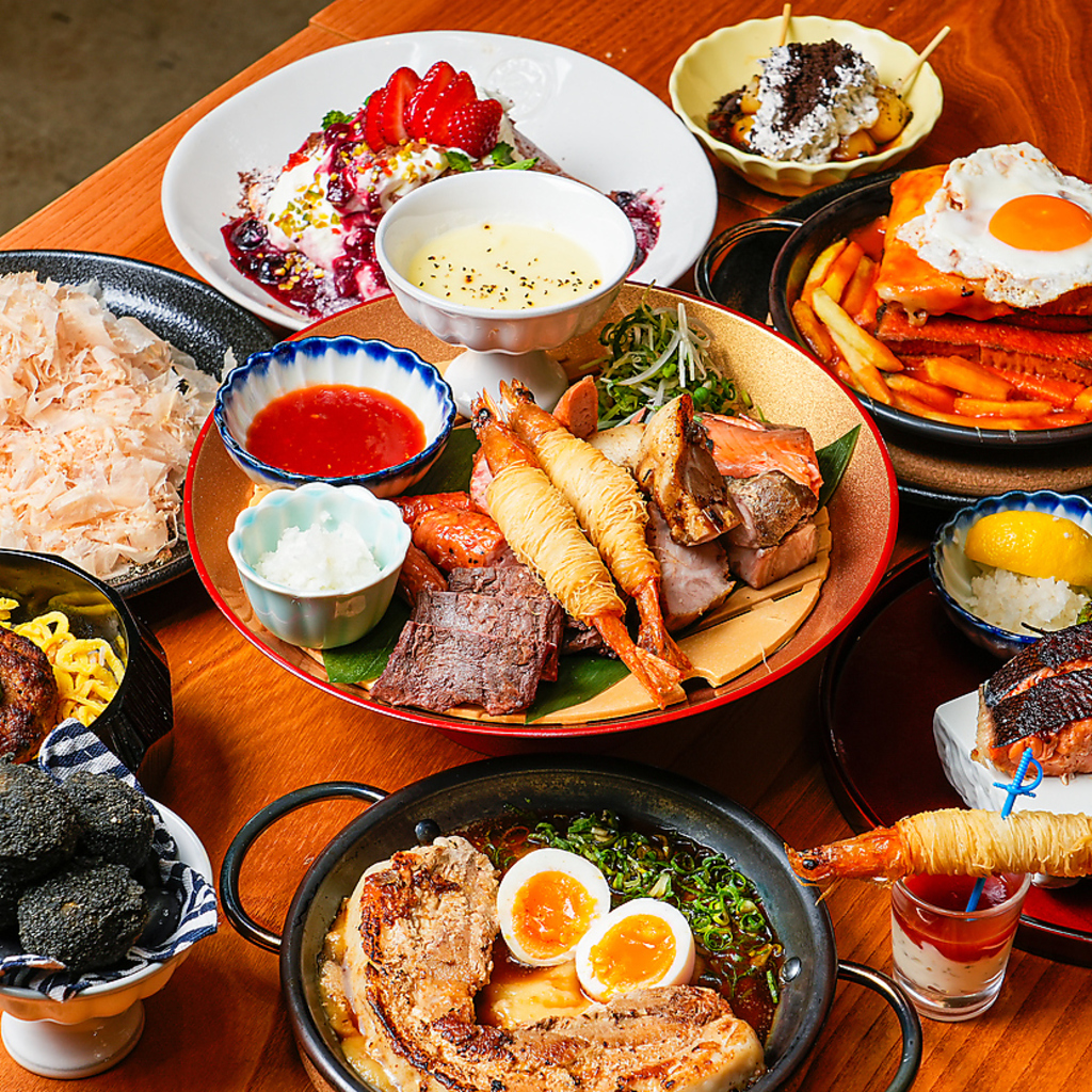 本格和食と世界各国の料理の融合