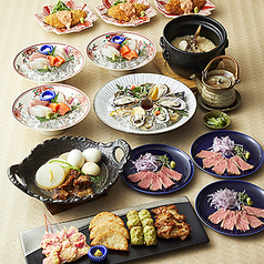 がんこ魚美酒進 うまいさかなでさけすすむ オービック御堂筋店のコース写真