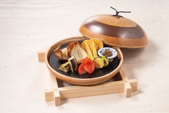季節野菜の炙り焼き
