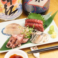 市場直送！旬の鮮魚を五感で味わう贅沢な刺身盛り合わせ