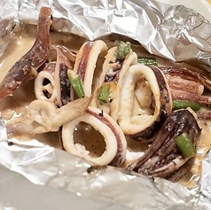 イカバターホイル焼き