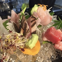 天然鮮魚刺し盛り合わせ