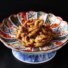 意外性が病みつき“近江牛上ミノ ラー油和え”