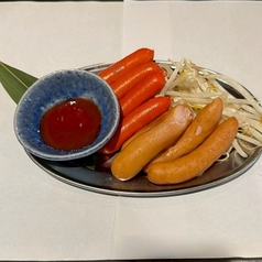ウィンナー盛り合わせ