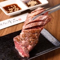 料理メニュー写真 厚切りハラミステーキ