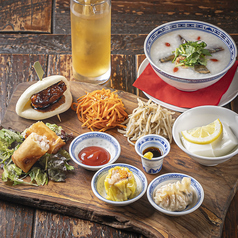 【ランチ限定コース】人気の中華粥がついた飲茶ランチ≪2750円(税込)≫の写真