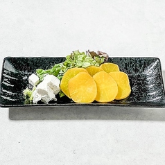 スモークたくあんとクリームチーズ