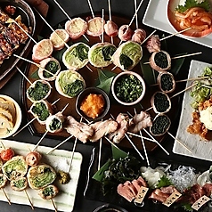 はかた野菜巻き串 きばくもん 栄店のコース写真