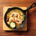 料理メニュー写真&nbsp;海老と季節野菜のアヒージョ