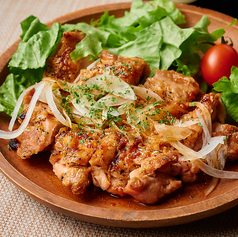 プロのチキンステーキ