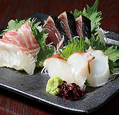 刺身盛り合わせ3種