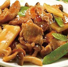 牛肉のオイスターソース炒め