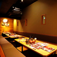 会社宴会や歓送迎会など各種ご宴会に☆ご宴会や記念日、デート、女子会などのプライベートなど、落ち着いた空間で優雅なひと時を♪ぜひ体感していただき、最高のお時間をお過ごしくだしさい☆こだわりの逸品が楽しめる飲み放題付コースをご用意しておりますので、併せてご利用くださいませ。