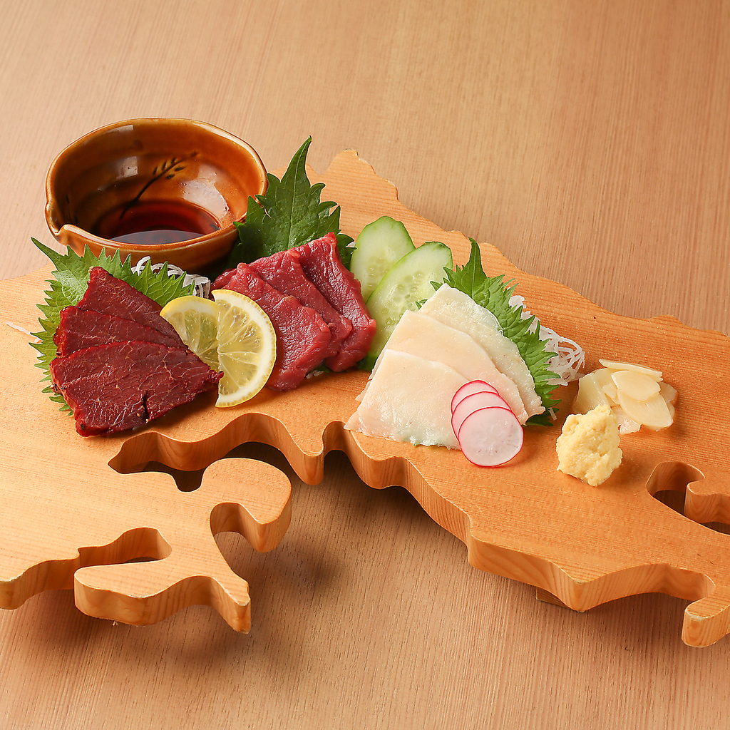 熊本千興ファームより直送！九州名物《馬刺し盛り合わせ》お酒との相性抜群です！