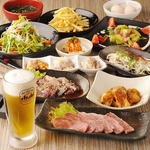 飲み放題付き宴会コースをご用意！串焼きや焼肉を楽しめる充実の内容で楽しいひとときを演出します★