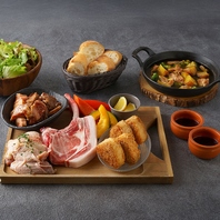 厳選食材をシェアグリルスタイルで