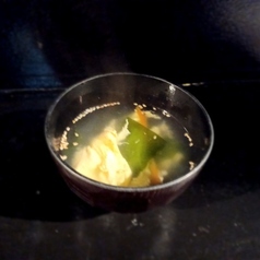 ワカメたまごスープ