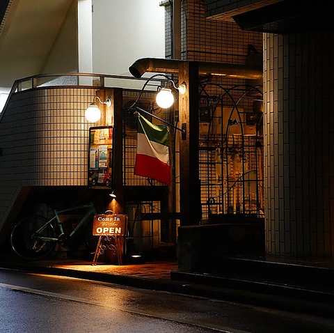 住宅街にあるイタリアン