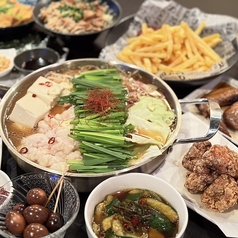 ドリンクだけじゃない！鍋付きのコースもございます◎の写真