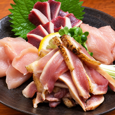 大山地鶏刺し