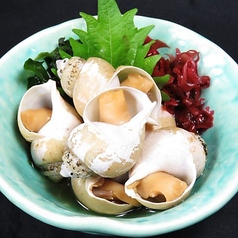 中バイ貝の酒蒸し【佐渡産】