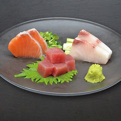 刺身3点盛り合わせ
