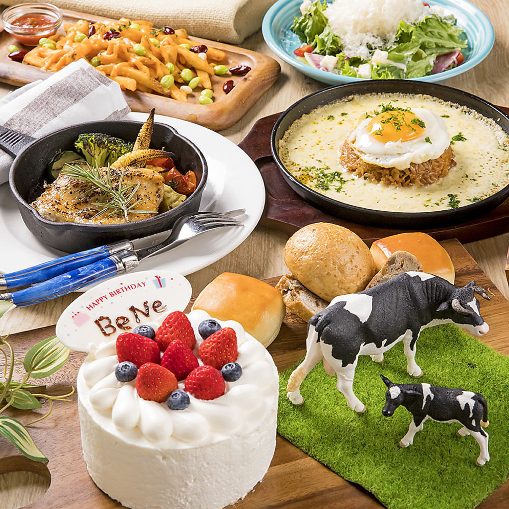 【記念日に】誕生日やお祝いに！ホールケーキが付いた女子会プランも♪事前の個室予約がおすすめ★