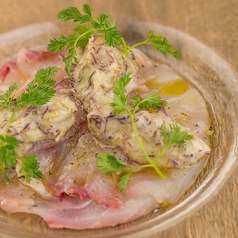 本日鮮魚のカルパッチョ　〜店内の黒板でご案内致します〜の写真