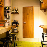 落ち着いた雰囲気のお洒落な店内は女子会に◎