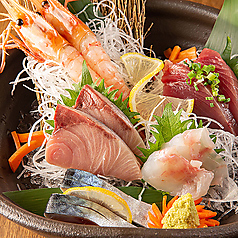 天然地魚盛り合わせ