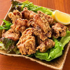 大山鶏の焦がし吟譲唐揚げ