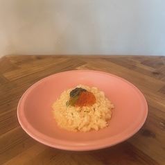 いくらのウニクリームのリゾット