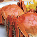 料理メニュー写真 上海蟹の姿蒸し