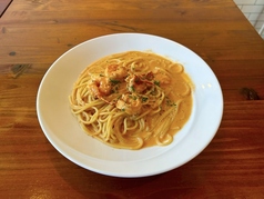 ぷりぷり海老のトマトクリーム