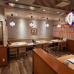 4名様用のお席ございます♪宴会やご家族・ご友人とのお食事でのご利用にもオススメです！