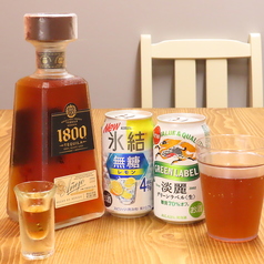 アルコールもご用意してます！