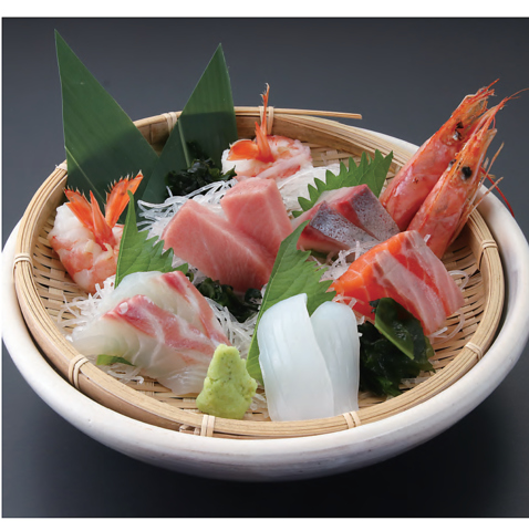 特上海鮮丼と天ぷら更科そば　の写真