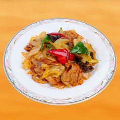 豚肉の四川風炒め