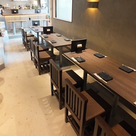 和テイストの店内