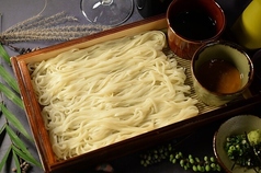 稲庭板うどん2種の付け汁で